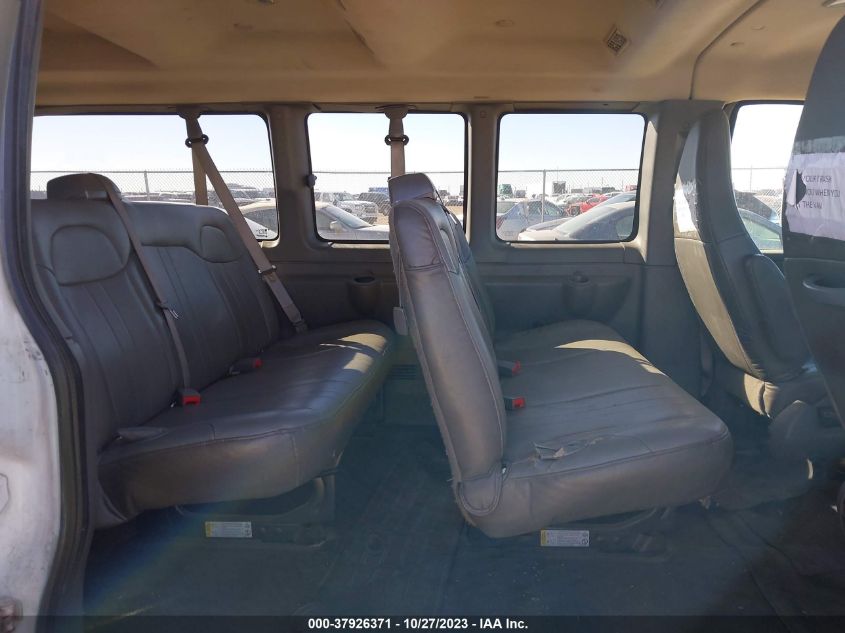 2018 CHEVROLET EXPRESS PASSENGER LT 1GAZGPFG1J1244258