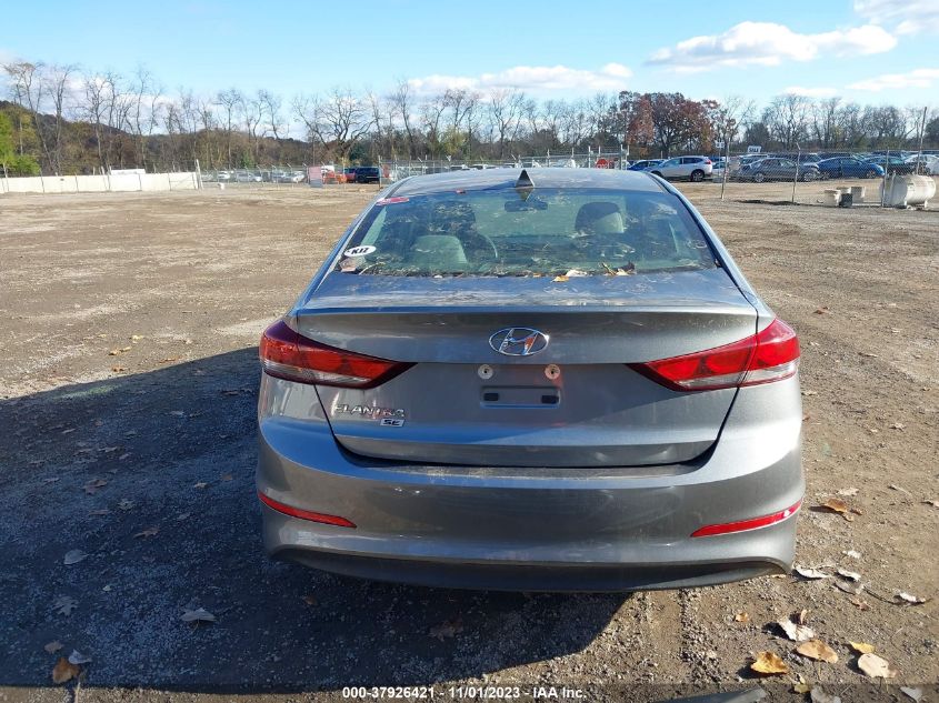 2017 HYUNDAI ELANTRA SE - KMHD74LF3HU370878