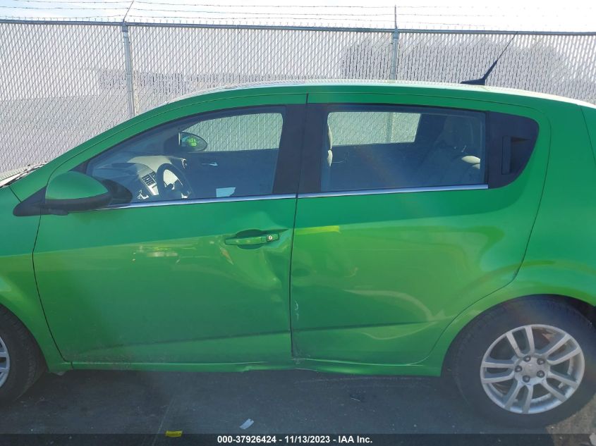 2014 CHEVROLET SONIC LT - 1G1JC6SH5E4228800