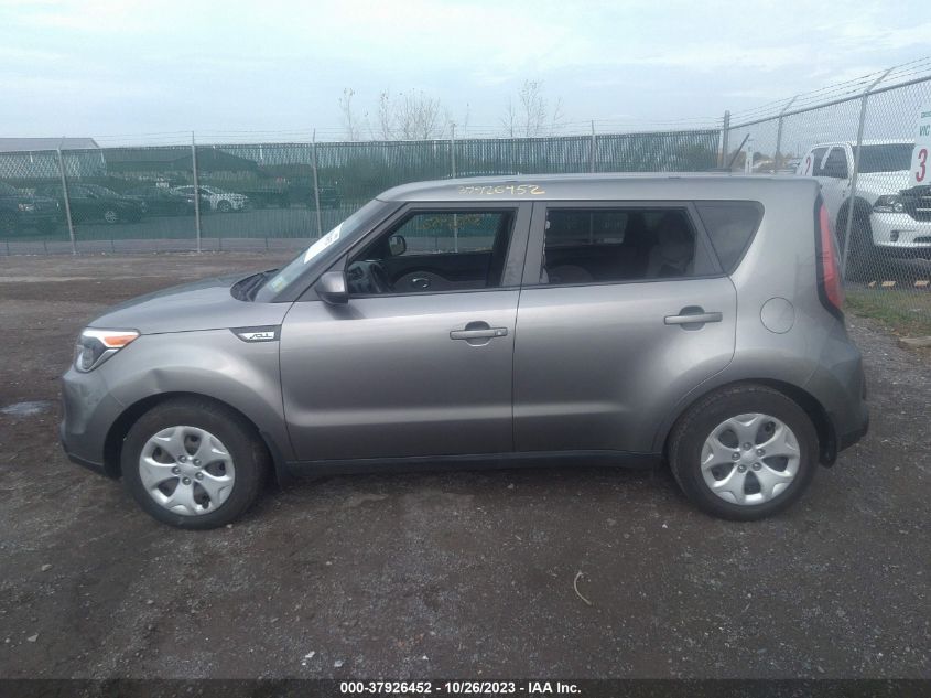 2015 KIA SOUL BASE - KNDJN2A23F7227717