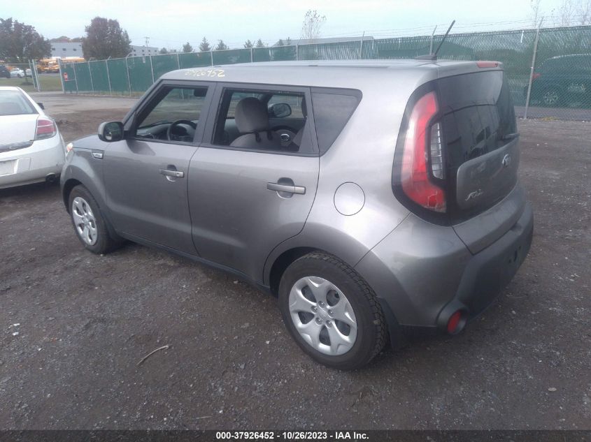 2015 KIA SOUL BASE - KNDJN2A23F7227717