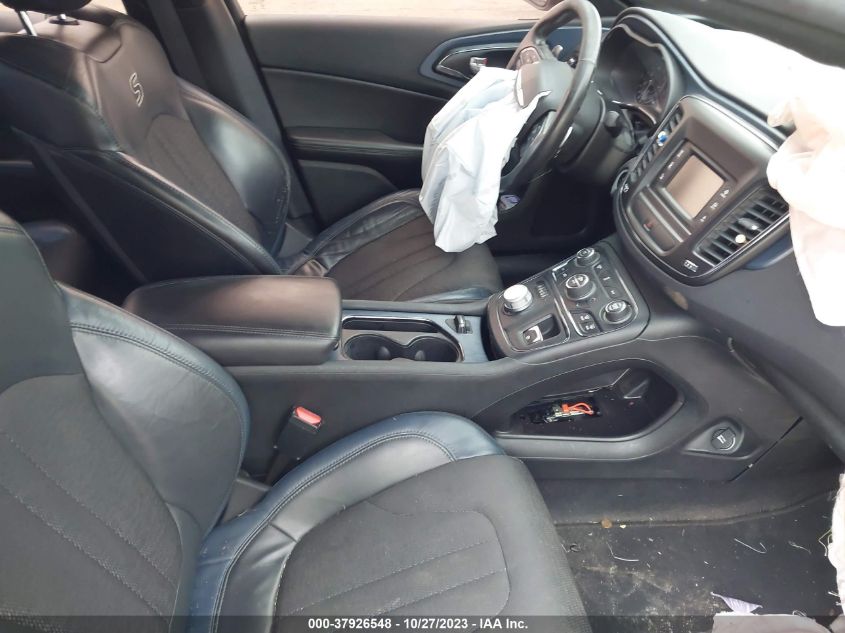 2015 CHRYSLER 200 S - 1C3CCCBB3FN626596