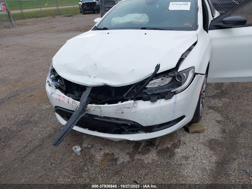 2015 CHRYSLER 200 S - 1C3CCCBB3FN626596