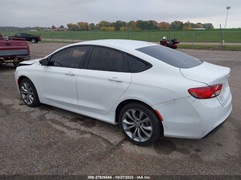 2015 CHRYSLER 200 S - 1C3CCCBB3FN626596