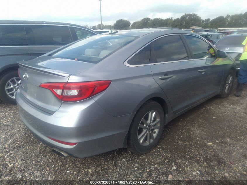 2016 HYUNDAI SONATA SE - 5NPE24AF0GH299187