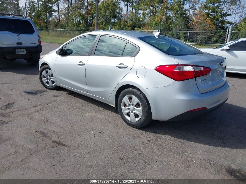 2015 KIA FORTE LX - KNAFK4A68F5329438
