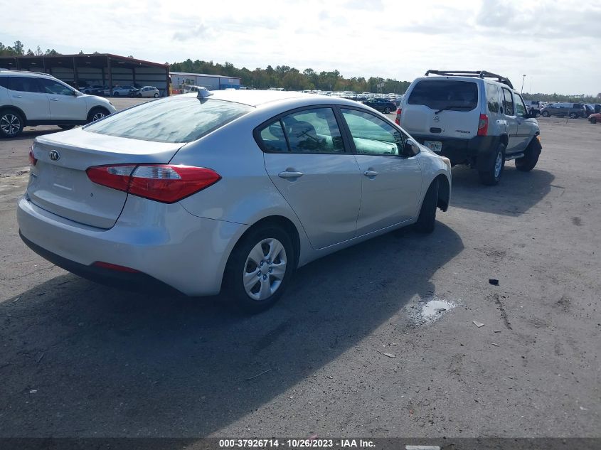 2015 KIA FORTE LX - KNAFK4A68F5329438
