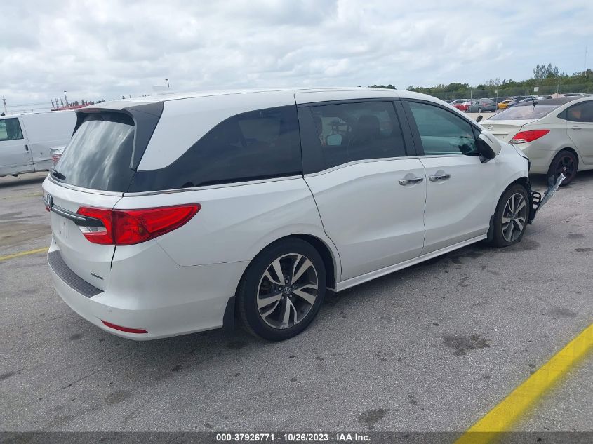 VIN 5FNRL6H87MB008308 2021 HONDA ODYSSEY TOURING