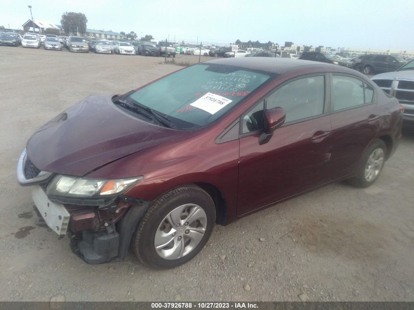 2014 HONDA CIVIC SEDAN LX - 19XFB2F51EE254320