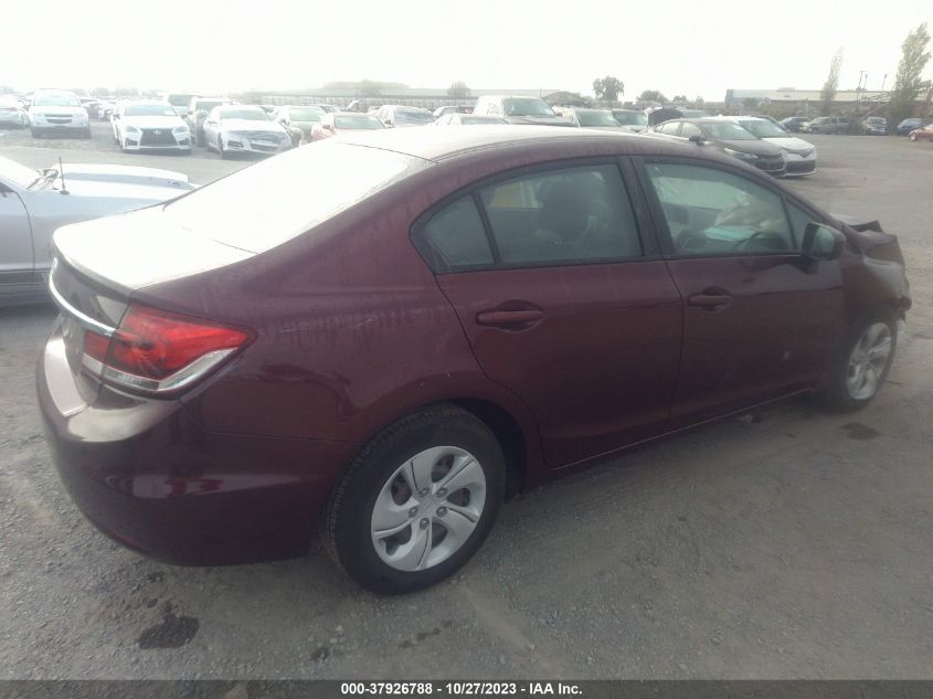 2014 HONDA CIVIC SEDAN LX - 19XFB2F51EE254320