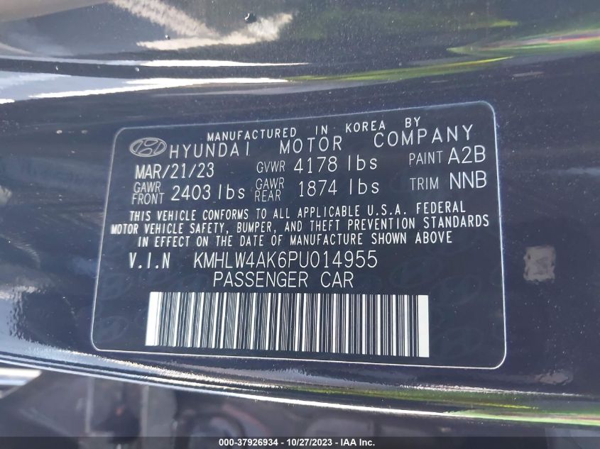 2023 HYUNDAI ELANTRA N - KMHLW4AK6PU014955