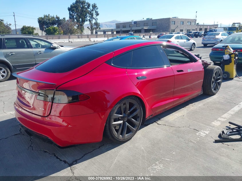 VIN 5YJSA1E61NF470197 2022 TESLA MODEL S
