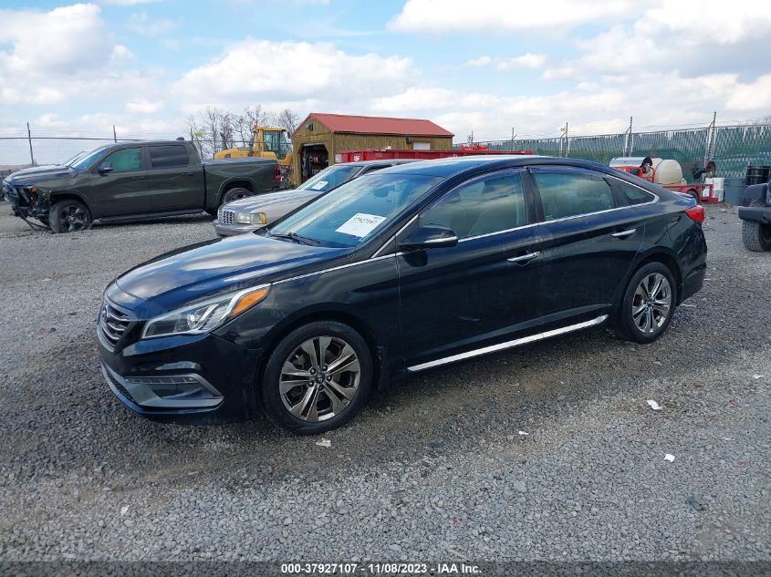 2015 HYUNDAI SONATA 2.4L SPORT - 5NPE34AFXFH096190