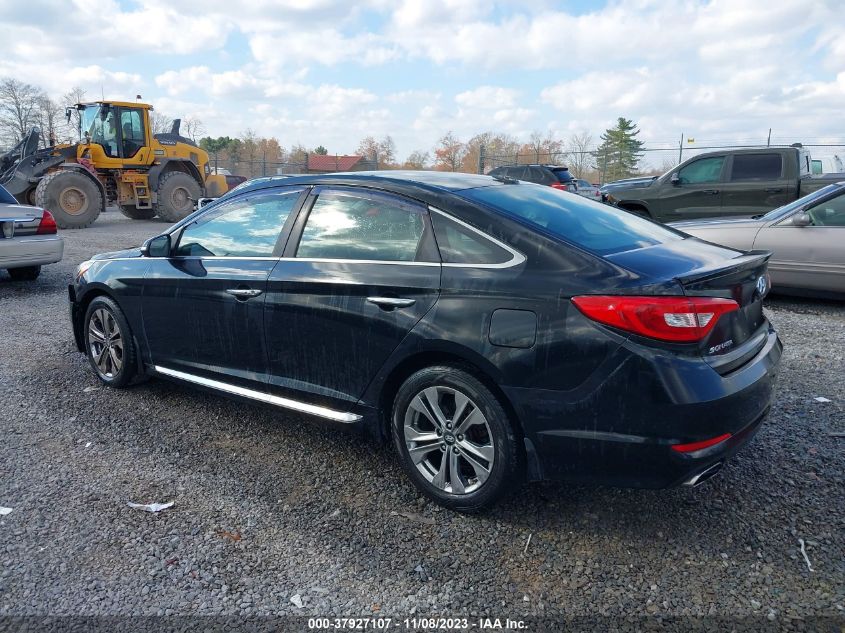 2015 HYUNDAI SONATA 2.4L SPORT - 5NPE34AFXFH096190