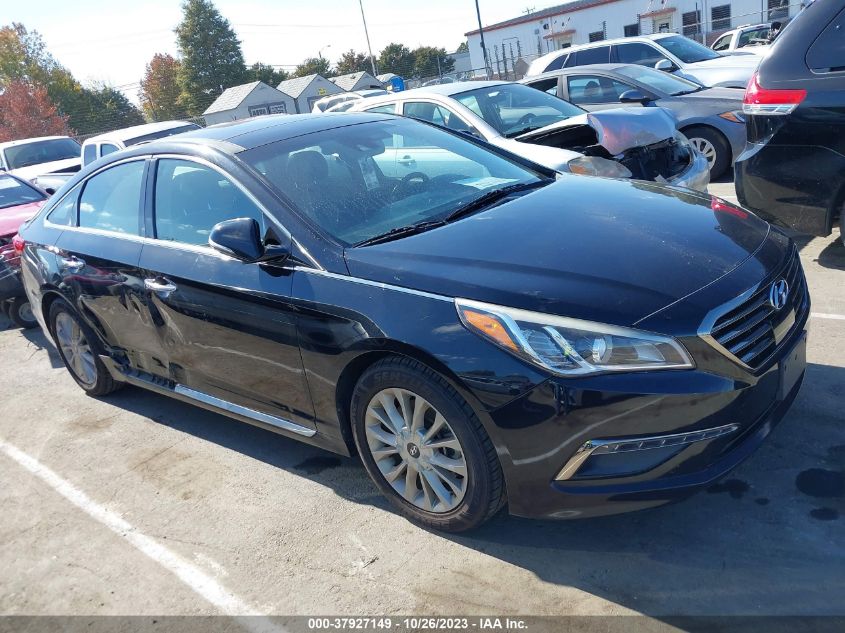 2015 HYUNDAI SONATA 2.4L LIMITED - 5NPE34AF7FH192388