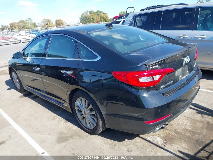 2015 HYUNDAI SONATA 2.4L LIMITED - 5NPE34AF7FH192388