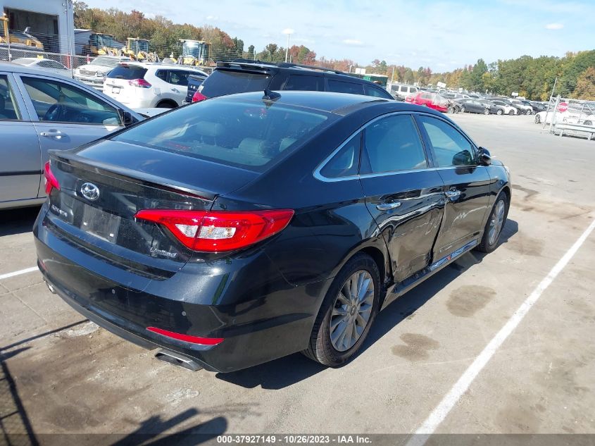 2015 HYUNDAI SONATA 2.4L LIMITED - 5NPE34AF7FH192388