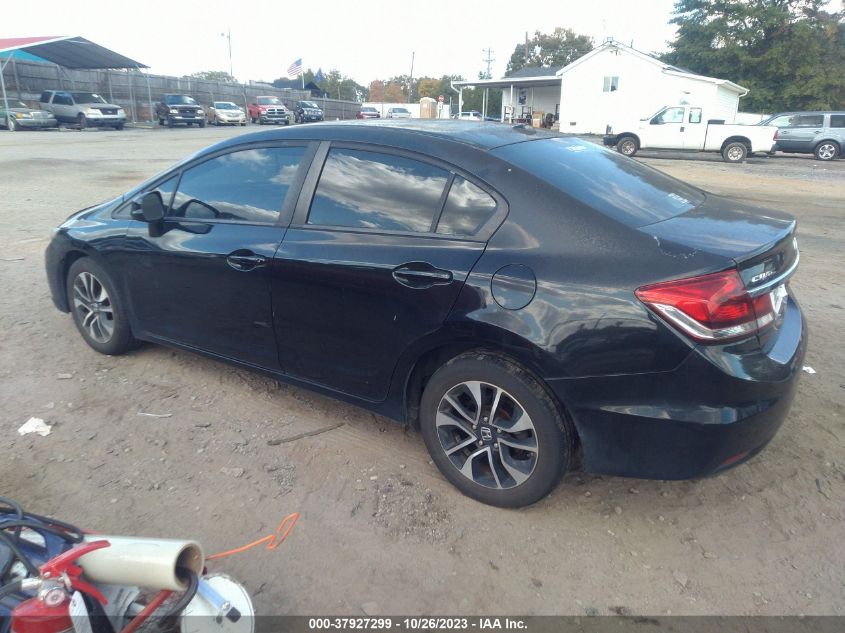 2013 HONDA CIVIC SDN EX-L - 19XFB2F90DE204462