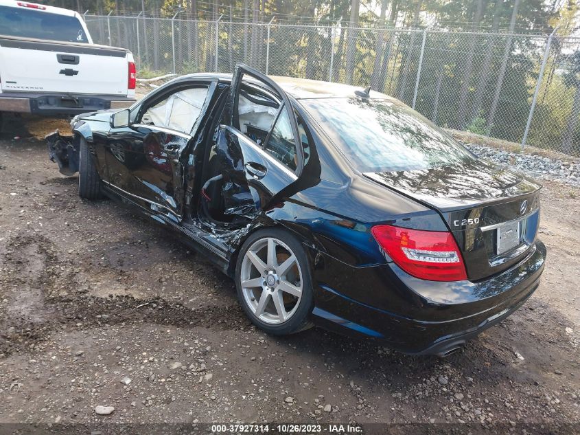 2014 MERCEDES-BENZ C 250 SPORT/LUXURY - WDDGF4HB4EG256270