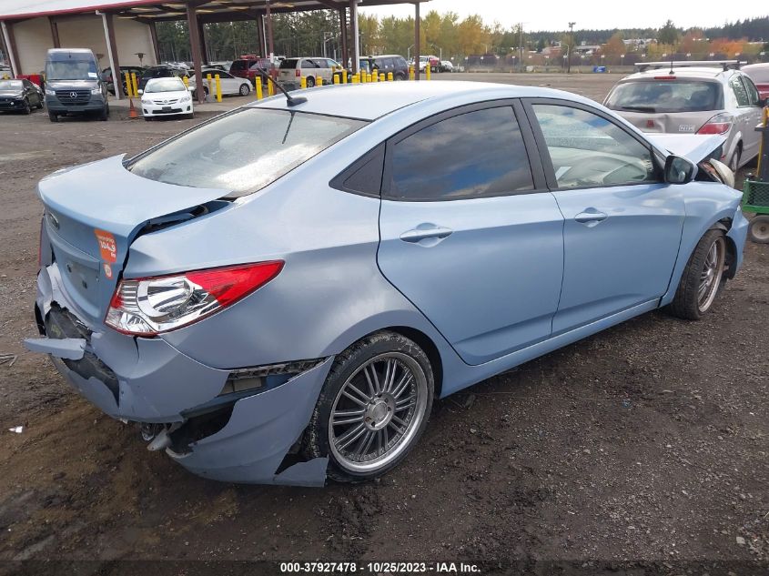 2013 HYUNDAI ACCENT GLS - KMHCT4AE2DU541048