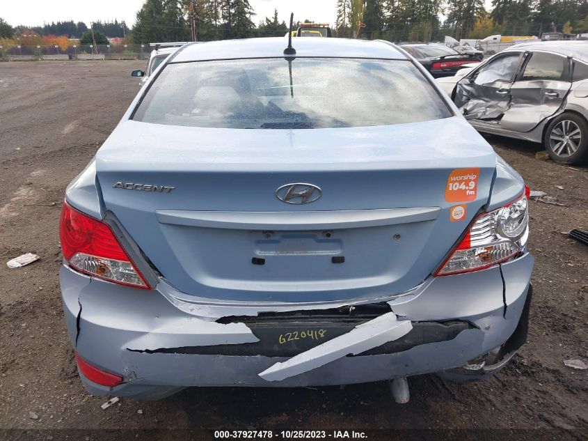 2013 HYUNDAI ACCENT GLS - KMHCT4AE2DU541048