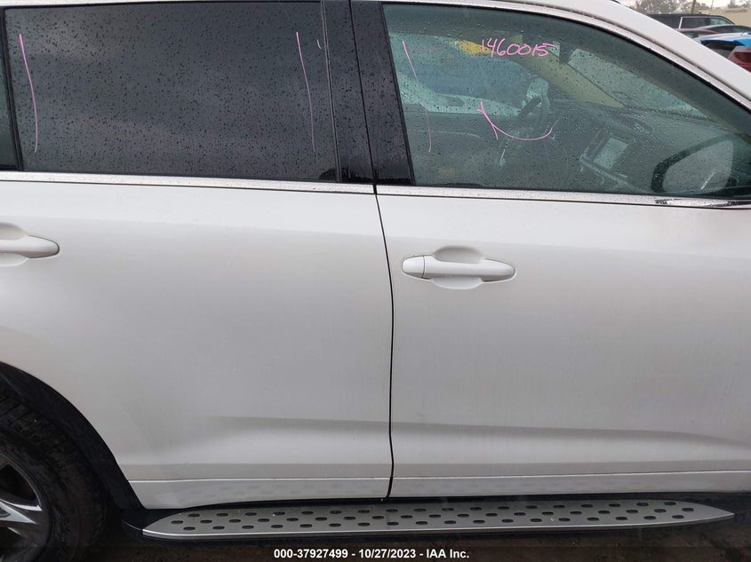 VIN 5TDYZRFHXKS312840 2019 TOYOTA HIGHLANDER LIMITED/LTD PLATINUM