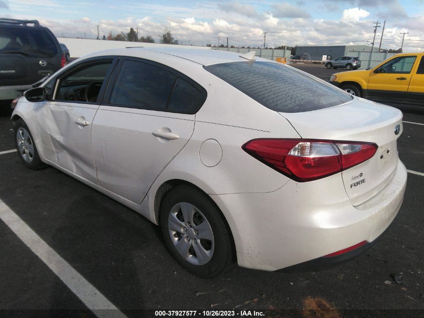 2016 KIA FORTE LX - KNAFX4A66G5497128