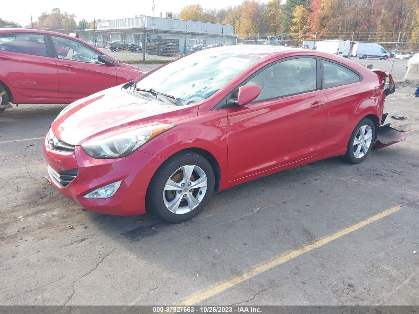 2013 HYUNDAI ELANTRA COUPE GS PZEV - KMHDH6AE6DU023722