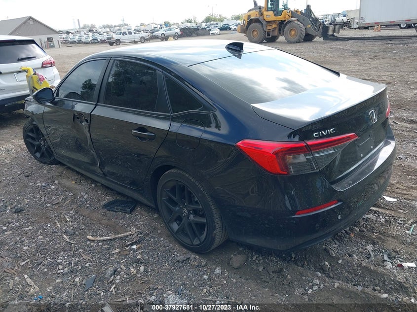 VIN 2HGFE2F53NH500569 2022 HONDA CIVIC SEDAN SPORT