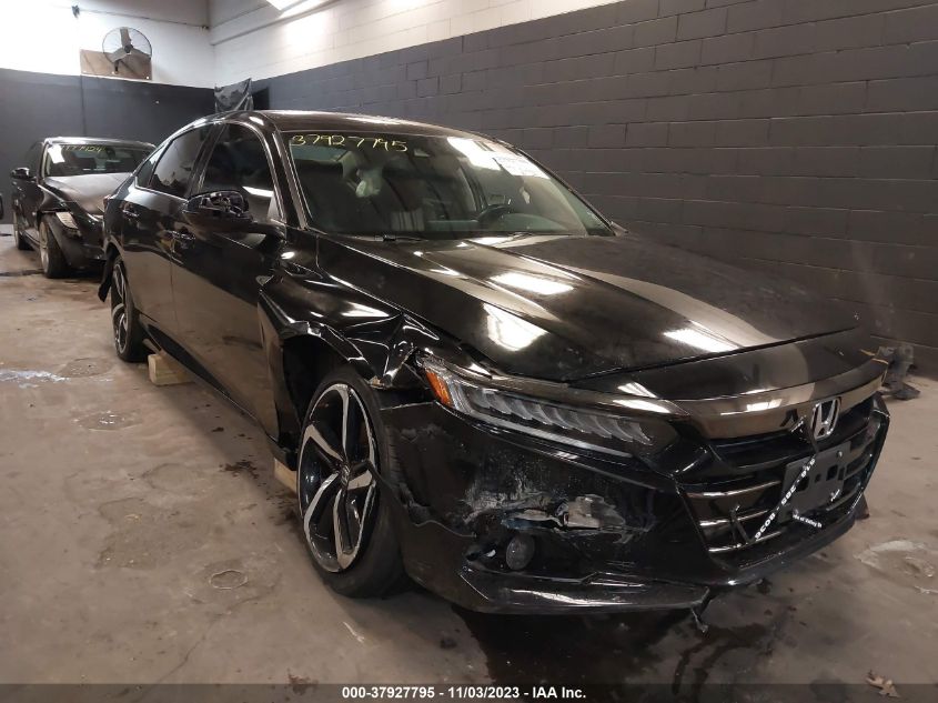 2021 HONDA ACCORD SEDAN SPORT SE - 1HGCV1F41MA118977