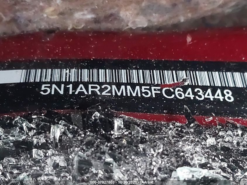 2015 NISSAN PATHFINDER S/SV/SL/PLATINUM - 5N1AR2MM5FC643448