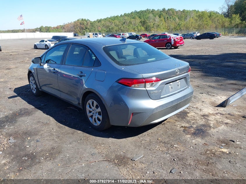 VIN 5YFEPMAE1NP352293 2022 TOYOTA COROLLA LE