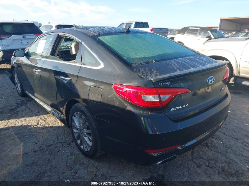 2015 HYUNDAI SONATA 2.4L LIMITED - 5NPE34AF4FH218350