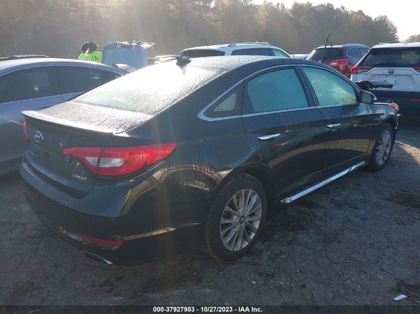 2015 HYUNDAI SONATA 2.4L LIMITED - 5NPE34AF4FH218350