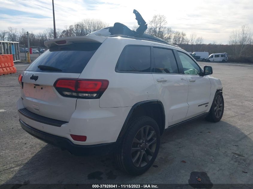 2016 JEEP GRAND CHEROKEE LIMITED 75TH ANNIVERSARY - 1C4RJFBG5GC384447