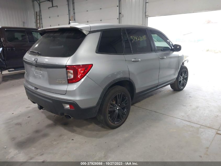 2019 HONDA PASSPORT SPORT - 5FNYF8H29KB016885