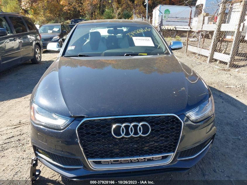 2014 AUDI S4 PREMIUM PLUS - WAUBGAFL3EA141686