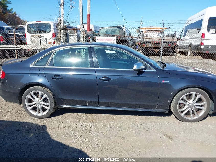 2014 AUDI S4 PREMIUM PLUS - WAUBGAFL3EA141686