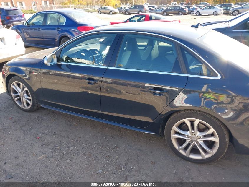 2014 AUDI S4 PREMIUM PLUS - WAUBGAFL3EA141686