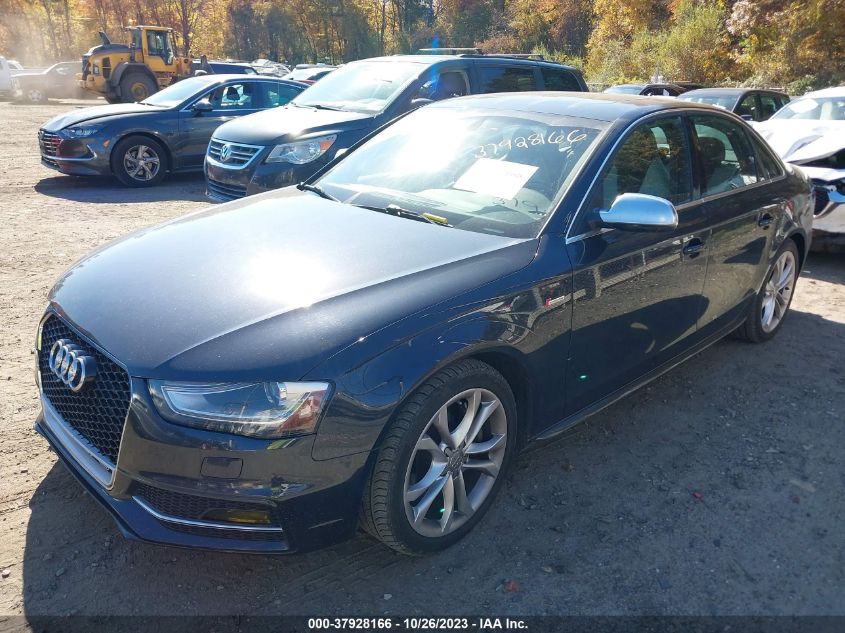 2014 AUDI S4 PREMIUM PLUS - WAUBGAFL3EA141686