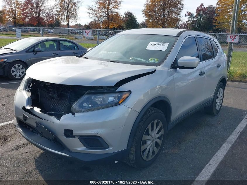 2016 NISSAN ROGUE S/SL/SV - 5N1AT2MV4GC829526