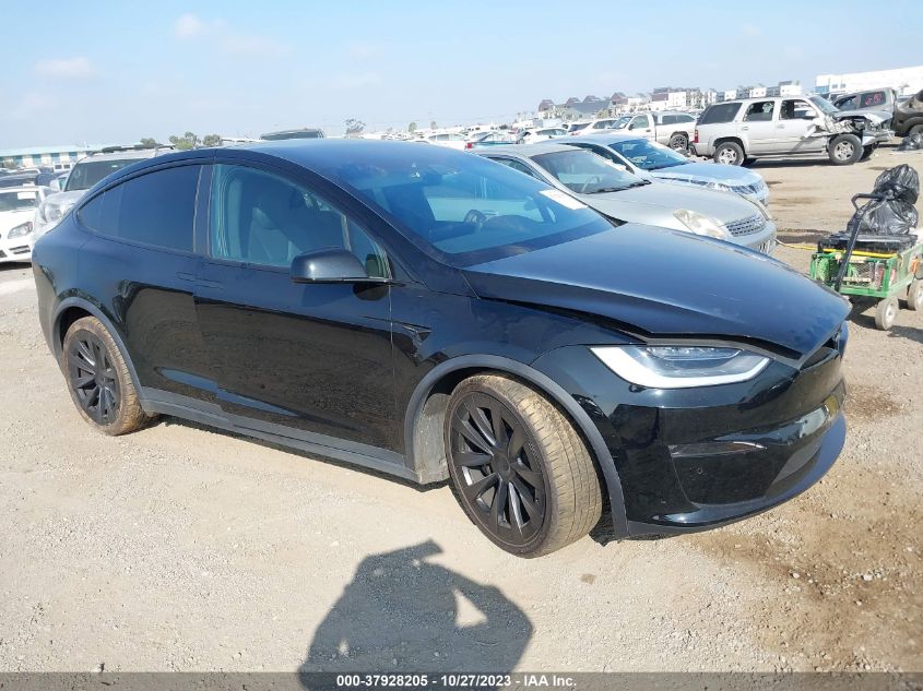 7SAXCBE68NF341186 TESLA MODEL X PLAID 2022