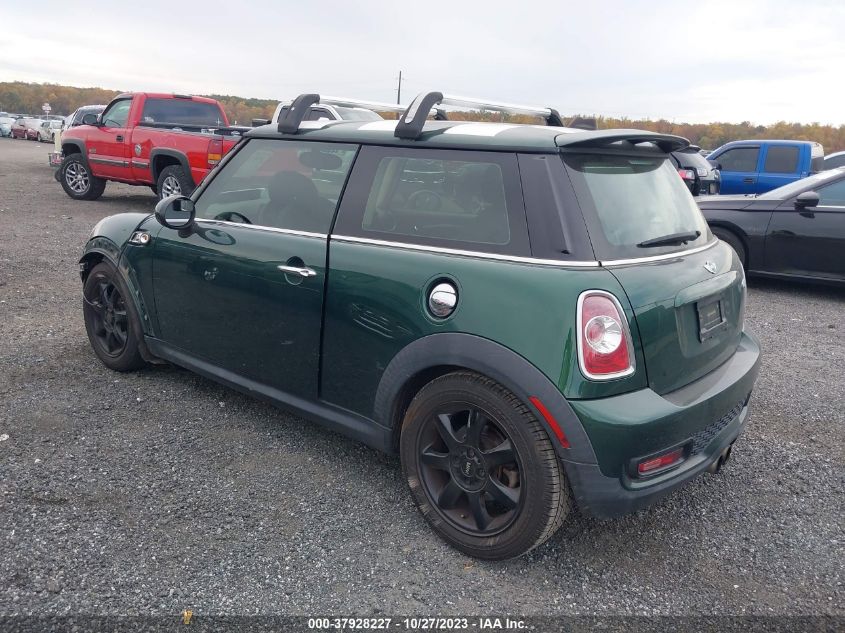 2013 MINI HARDTOP COOPER S WMWSV3C5XDT480293