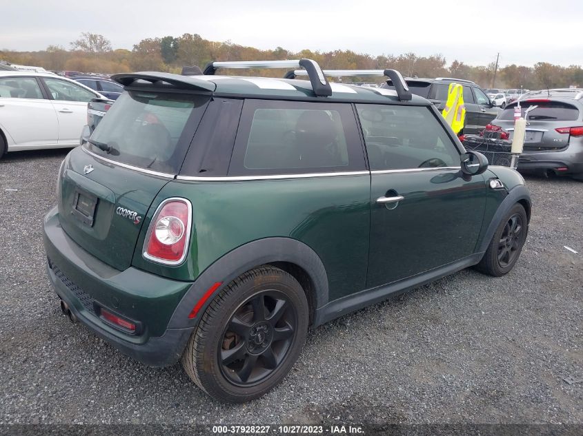 2013 MINI HARDTOP COOPER S WMWSV3C5XDT480293