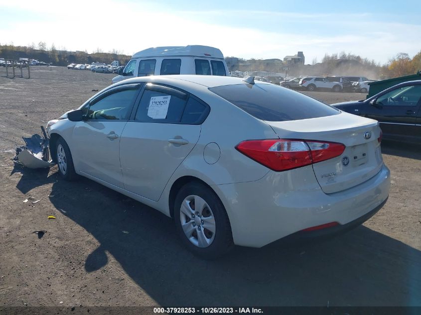 2015 KIA FORTE LX - KNAFK4A63F5375629
