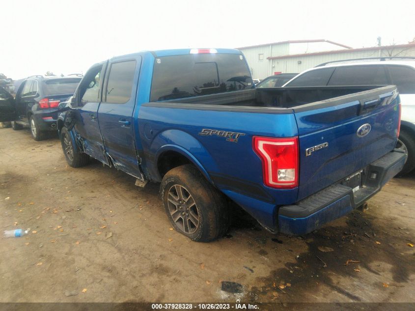 VIN 1FTEW1EP8HFA65803 2017 FORD F-150 XL/XLT/LARIAT