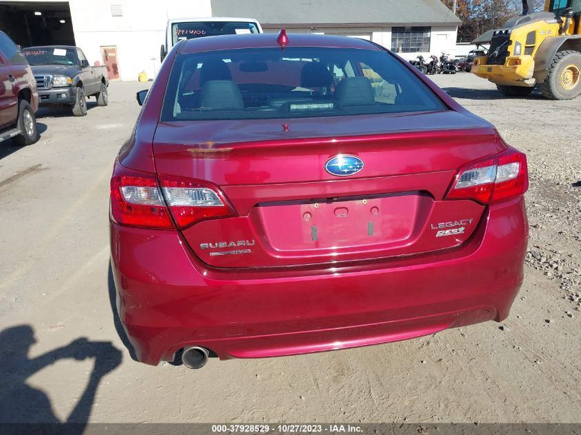 2016 SUBARU LEGACY 2.5I LIMITED - 4S3BNAN64G3033024