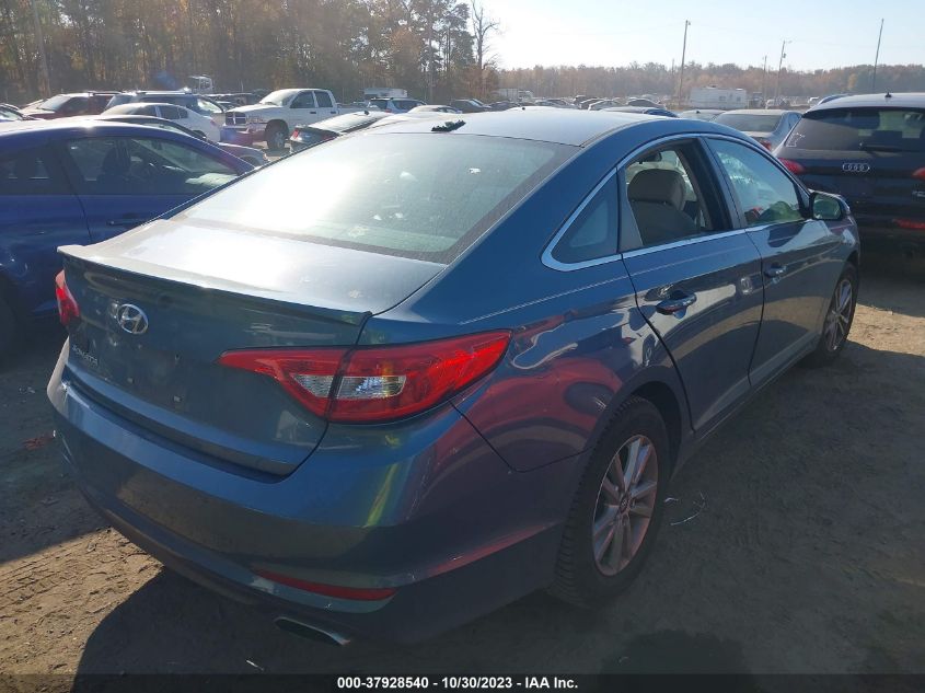 2015 HYUNDAI SONATA 2.4L SE - 5NPE24AF3FH062630