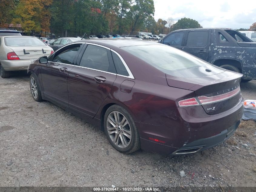 2013 LINCOLN MKZ HYBRID - 3LN6L2LU8DR822199
