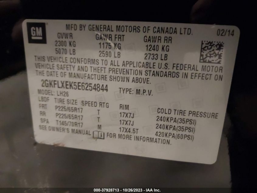 2014 GMC TERRAIN SLT - 2GKFLXEK5E6254844